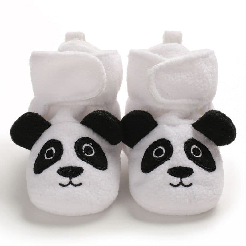 image-Baby Cartoon High-Top Toddler Shoes Soft Non-Slip Warm Winter