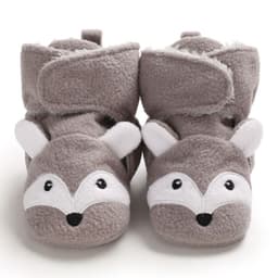 image-Baby Cartoon High-Top Toddler Shoes Soft Non-Slip Warm Winter