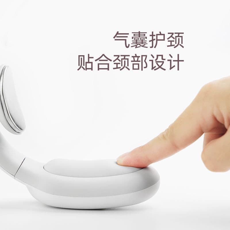 image-Rechargeable Mini Neck Massager with Heat and Remote Control