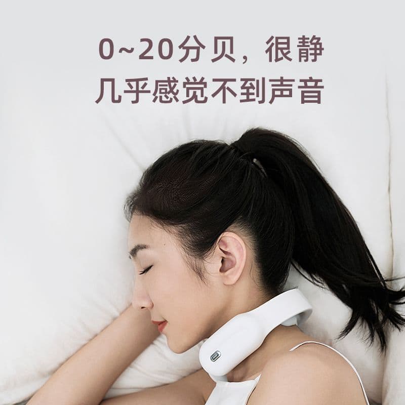image-Rechargeable Mini Neck Massager with Heat and Remote Control