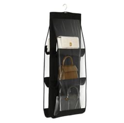 image-6 Pocket Hanging Handbag Purse Storage Organizer