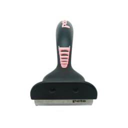 image-Pet Hair Removal Comb Stainless Steel Dematting Rake for Cats Dogs