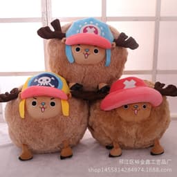 image-Chopper Plush Round Hand Warmer Pillow Cushion Toy 35cm