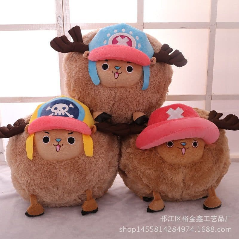 image-Chopper Plush Round Hand Warmer Pillow Cushion Toy 35cm