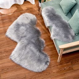 image-Shengxi Heart-Shaped Plush Carpet European Style Floor Mat 90x180cm