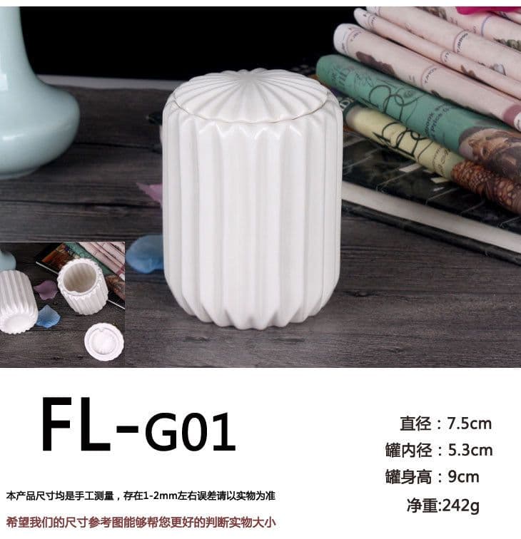 image-FULIN Ceramic Storage Jar with Lid 300mL Lovers Rabbit Pink