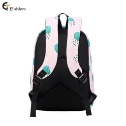 image-Cactus Print Backpack 20L Casual School Bag for Women Pink