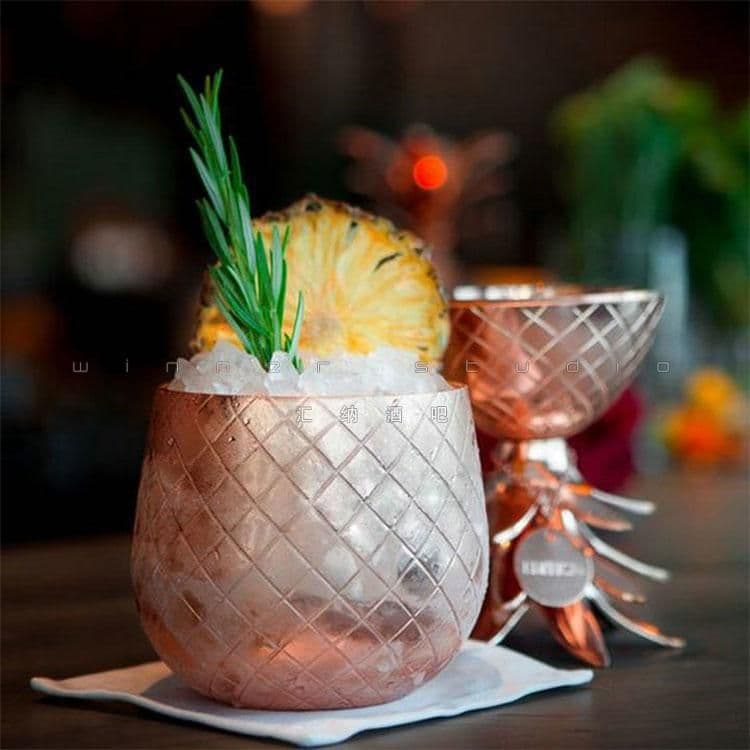 image-BARX Stainless Steel Pineapple Cocktail Glass 80mL