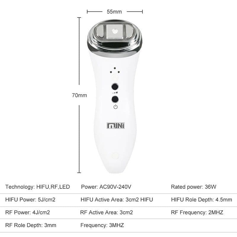 image-Glomeve Mini HIFU Ultrasonic Lifting RF Beauty Device
