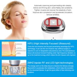 image-Glomeve Mini HIFU Ultrasonic Lifting RF Beauty Device