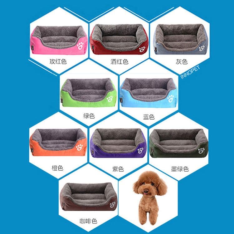 image-Pet Bed Dog Cat Nest Waterproof Cloth XXL Dark Blue