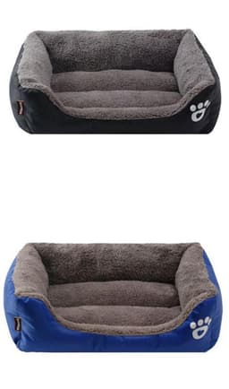 image-Pet Bed Dog Cat Nest Waterproof Cloth XXL Dark Blue