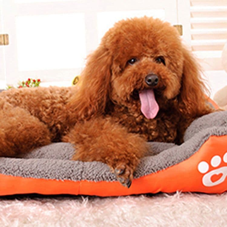 image-Pet Bed Dog Cat Nest Waterproof Cloth XXL Dark Blue