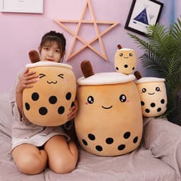 image-Camida Milk Tea Cup Plush Pillow 70cm Soft Cushion Toy