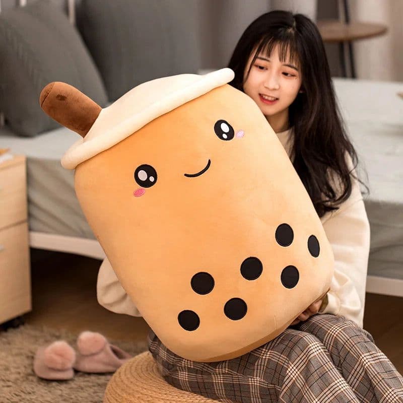 image-Camida Milk Tea Cup Plush Pillow 70cm Soft Cushion Toy