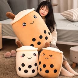 image-Camida Milk Tea Cup Plush Pillow 70cm Soft Cushion Toy