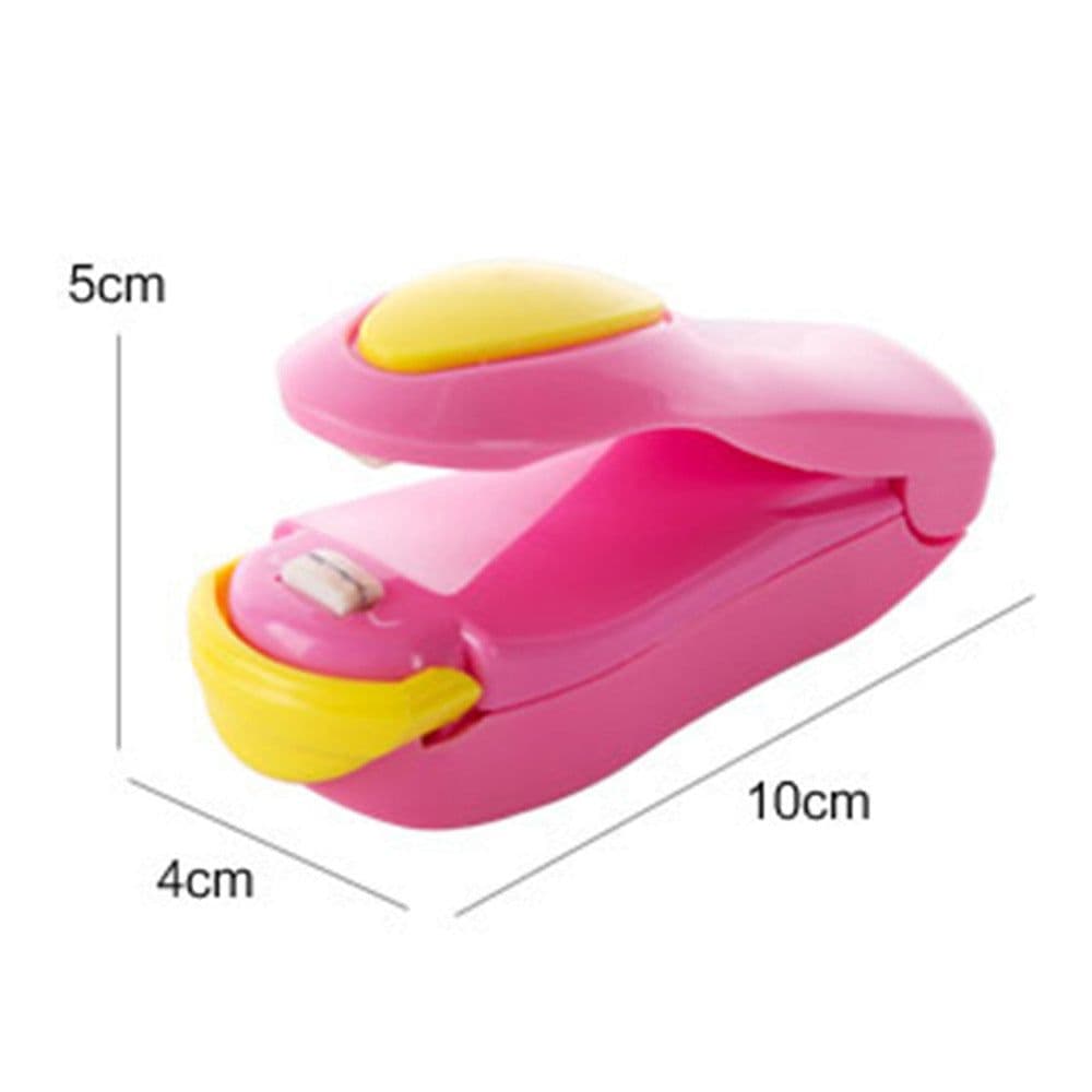 image-Mini Heat Sealing Machine Kitchen Snack Bag Sealer Clip