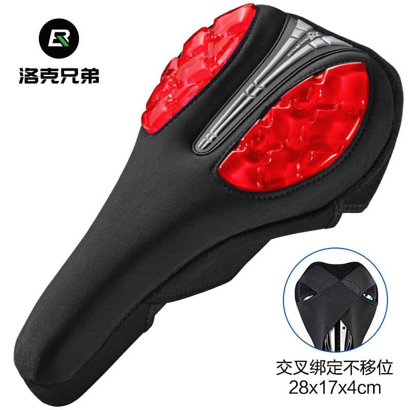 image-ROCKBROS Bicycle Seat Cover Silicone Cushion Mountain Bike LF1034