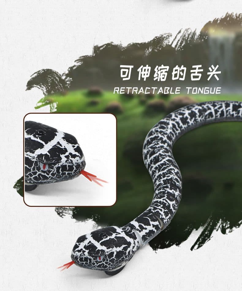 image-JINYUN Remote Control Infrared Rattlesnake Cobra Toy 38cm