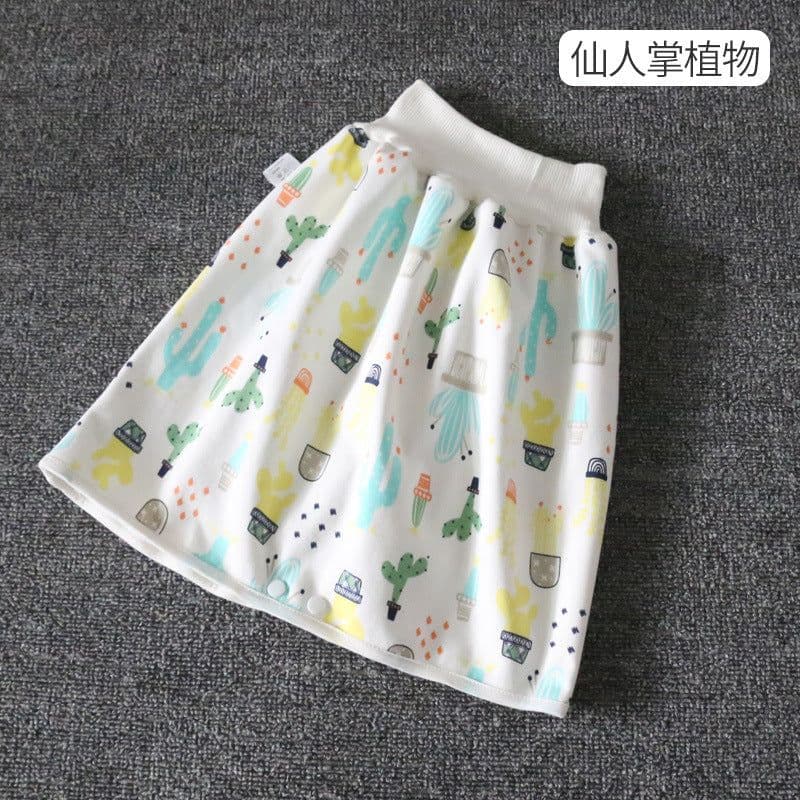 image-Baby Diaper Training Skirt Cotton High Waist Waterproof