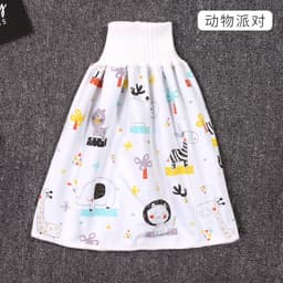 image-Baby Diaper Training Skirt Cotton High Waist Waterproof