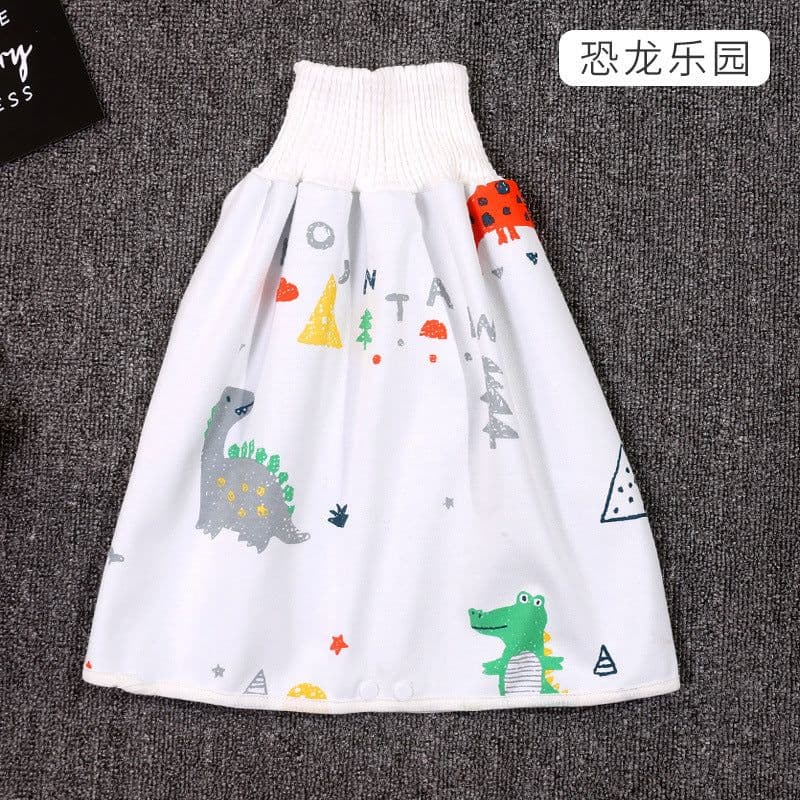 image-Baby Diaper Training Skirt Cotton High Waist Waterproof