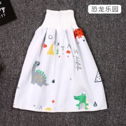 image-Baby Diaper Training Skirt Cotton High Waist Waterproof