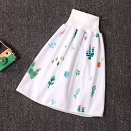 image-Baby Diaper Training Skirt Cotton High Waist Waterproof