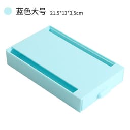 image-A2995 Desk Drawer Storage Box Adhesive Stationery Organizer Gray