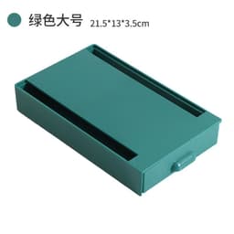 image-A2995 Desk Drawer Storage Box Adhesive Stationery Organizer Gray