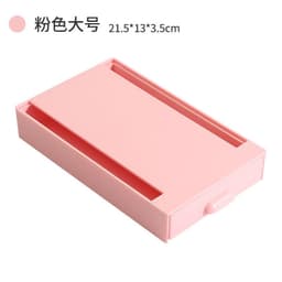 image-A2995 Desk Drawer Storage Box Adhesive Stationery Organizer Gray