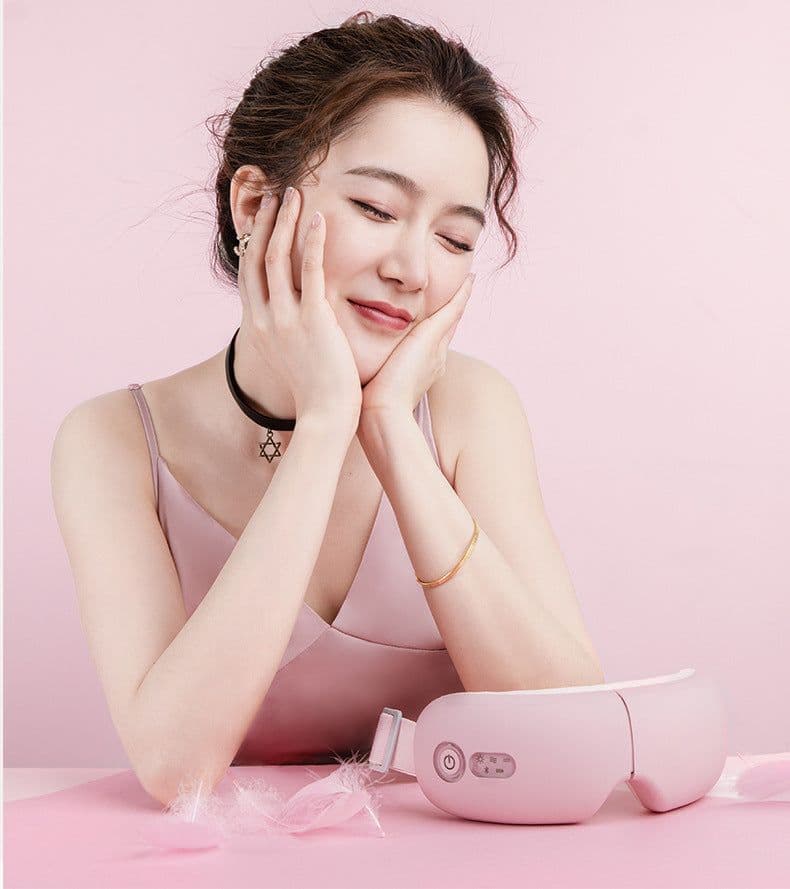 image-Tree Forest USB Eye Massager with Air Pressure Hot Compress Pink