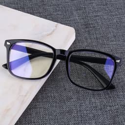 image-Silken Anti-Blue Light Glasses Big Frame Goggles Unisex