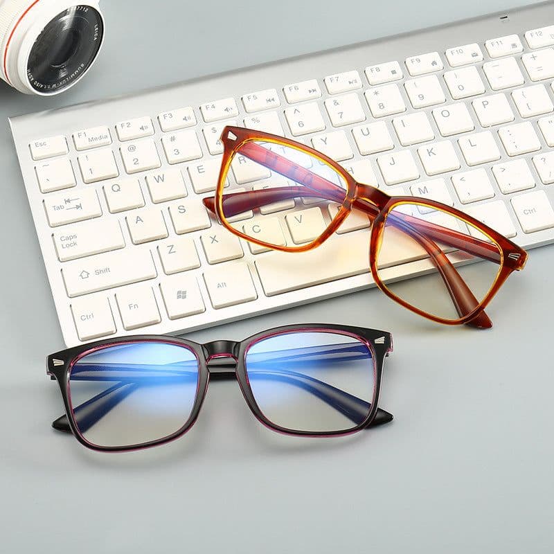 image-Silken Anti-Blue Light Glasses Big Frame Goggles Unisex