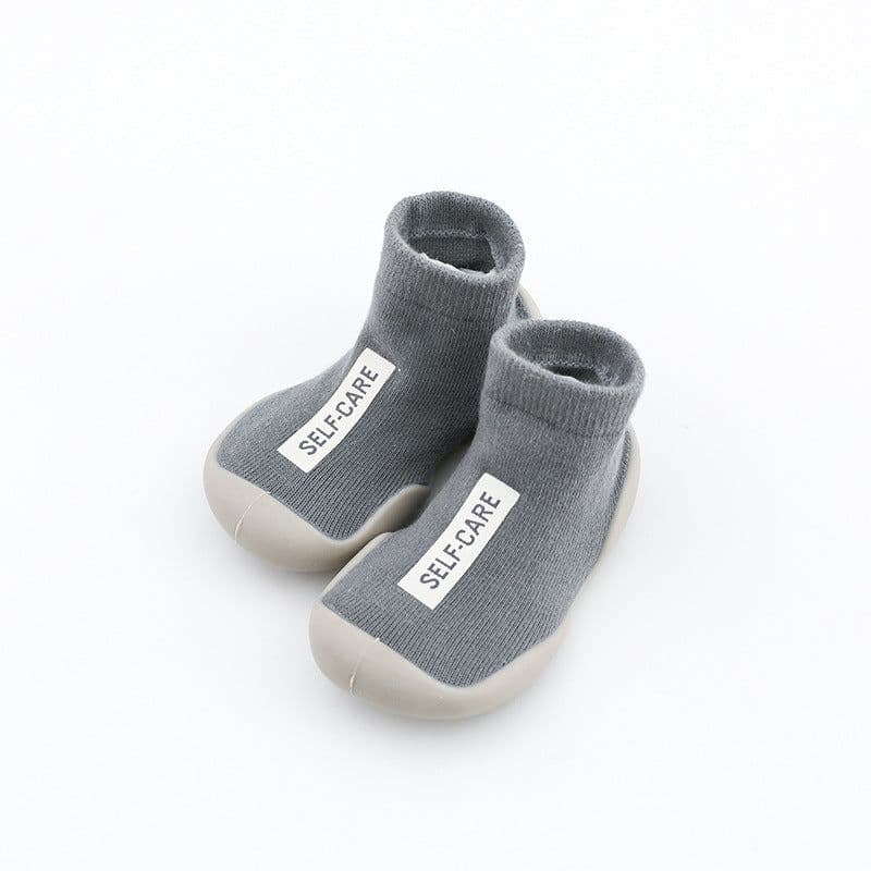 image-Point Bubble Children's Cotton Socks with Non-Slip Soles