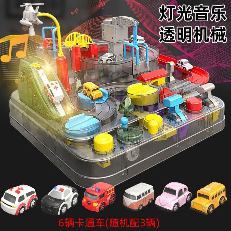 image-Car Adventure Railcar Children's Toy Tosskey