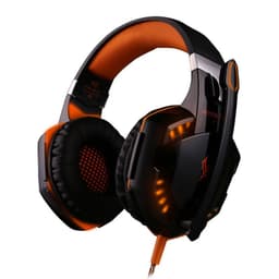 image-G2000 Wired Gaming Headset USB 3.5mm with Mic Black Red