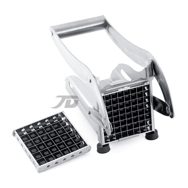 image-Stainless Steel Manual Potato Cutter French Fry Slicer