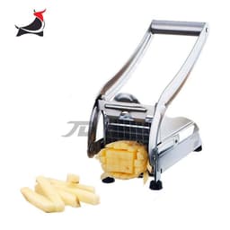 image-Stainless Steel Manual Potato Cutter French Fry Slicer