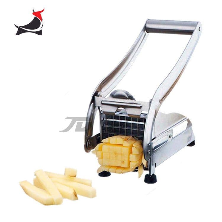 image-Stainless Steel Manual Potato Cutter French Fry Slicer