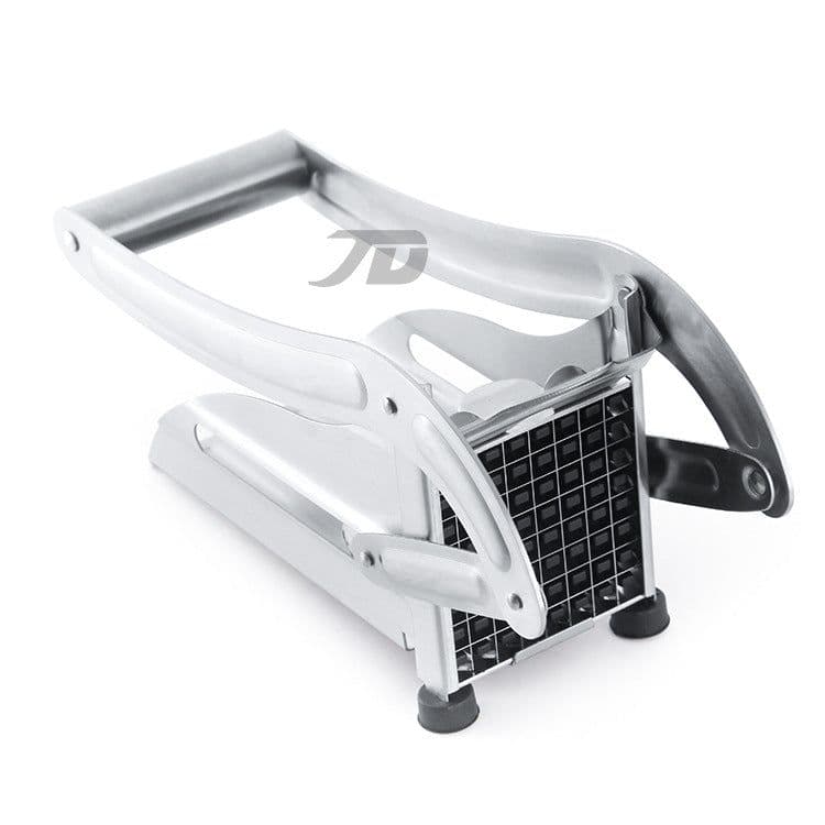 image-Stainless Steel Manual Potato Cutter French Fry Slicer
