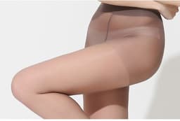 image-Langsha Pantyhose Women's Core-Spun Silk Ultra Thin Reinforced Toe