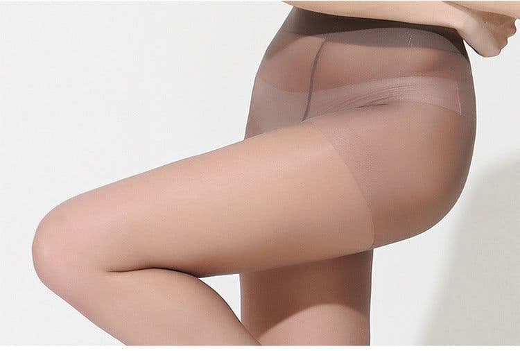 image-Langsha Pantyhose Women's Core-Spun Silk Ultra Thin Reinforced Toe