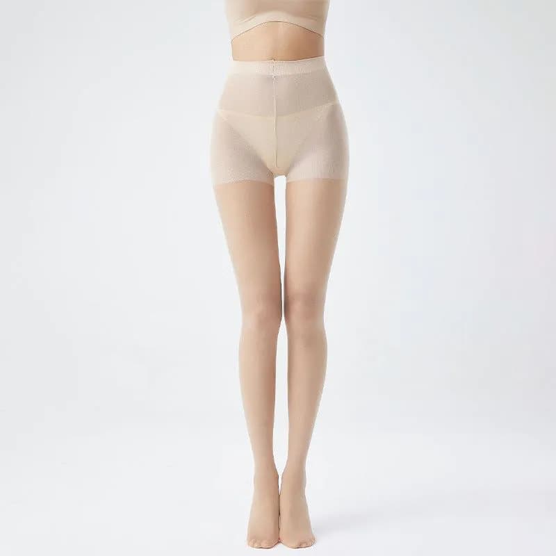 image-Ultra Thin Nylon Pantyhose Stockings Anti-Snag Nude Sheer Tights