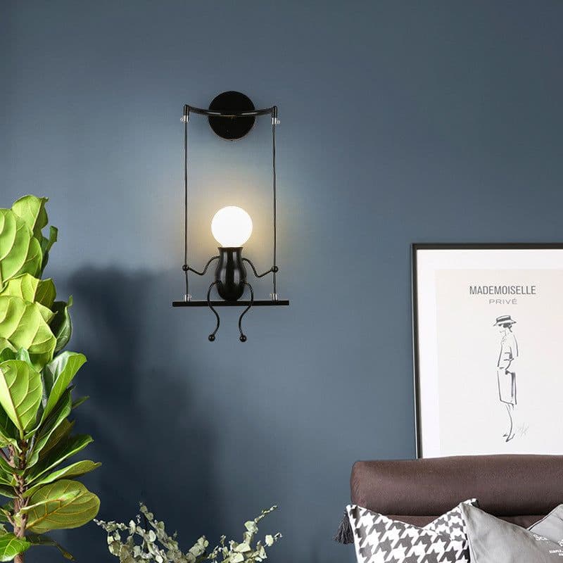 image-Pure Lighting MB8319/1 Villain Wall Lamp Children's Bedroom Iron