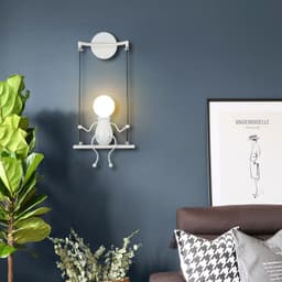 image-Pure Lighting MB8319/1 Villain Wall Lamp Children's Bedroom Iron