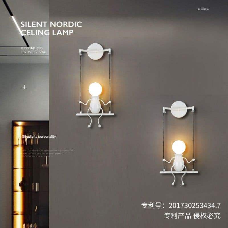 image-Pure Lighting MB8319/1 Villain Wall Lamp Children's Bedroom Iron