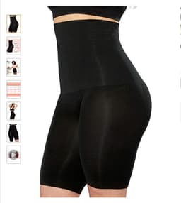 image-Women's High Waisted Seamless Shaping Panties Butt Lifting Shapewear