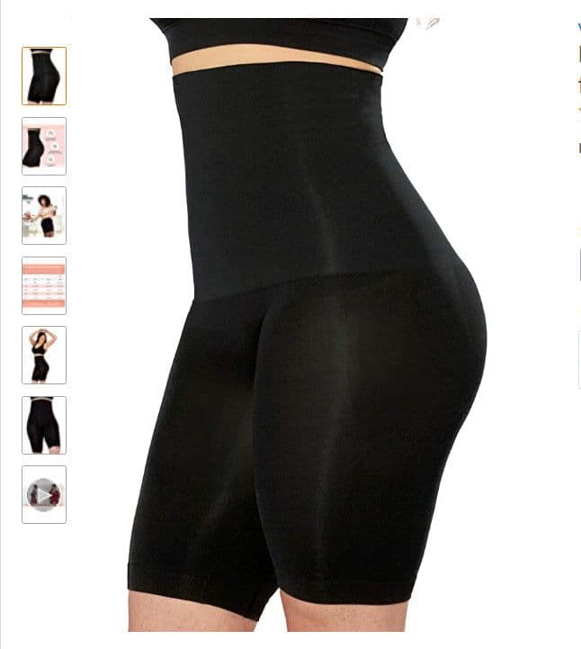image-Women's High Waisted Seamless Shaping Panties Butt Lifting Shapewear