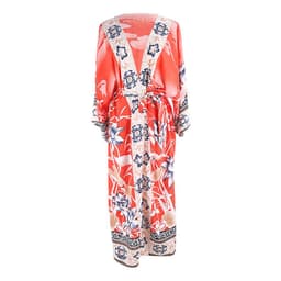 image-Women's Floral Chiffon Kimono Cardigan Swimsuit Cover Up